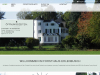 forsthaus-erlenbusch.de Webseite Vorschau