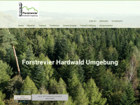 forsthu.ch Webseite Vorschau