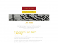lost-ideas.com Webseite Vorschau