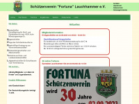 fortuna-lauchhammer.de Webseite Vorschau