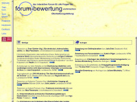 forum-bewertung.de Webseite Vorschau