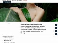 sexuelle-gesundheit.ch Webseite Vorschau