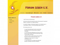 forum-leben-bergedorf.de Webseite Vorschau