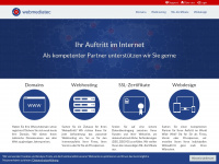 webmediatec.ch Webseite Vorschau