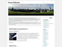 forum-rifferswil.ch Webseite Vorschau