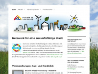 forum21.ch Webseite Vorschau