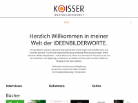 koisser.at Webseite Vorschau