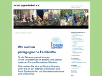 forumjugendarbeit.de Webseite Vorschau