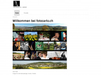 fotocarlo.ch Webseite Vorschau