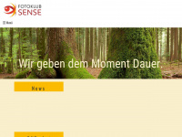fotoklubsense.ch Webseite Vorschau