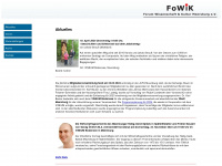 fowik.de Webseite Vorschau