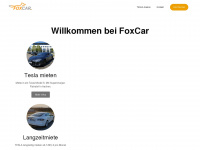 foxcar.de Webseite Vorschau
