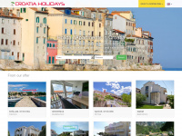 croatia-holidays.net Webseite Vorschau