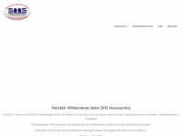 shs-hausservice.de Webseite Vorschau