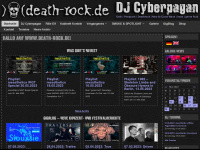 death-rock.de Webseite Vorschau