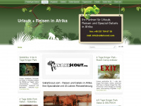 safariscout.com Webseite Vorschau