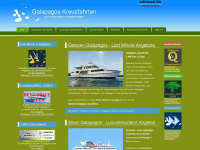 islasgalapagos.de Webseite Vorschau
