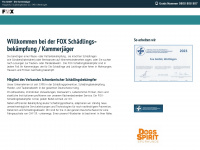 foxgmbh.ch Webseite Vorschau
