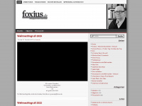foxius.de Webseite Vorschau