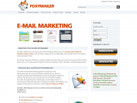 foxymailer.ch Webseite Vorschau