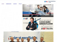 fpoe-traun.at Webseite Vorschau