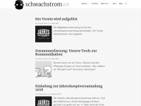 schwachstrom.org Webseite Vorschau