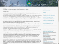 franc-maconnerie.ch Webseite Vorschau