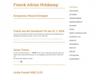 franck-holzkamp.de Webseite Vorschau