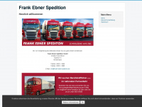 frank-ebner-spedition.de Webseite Vorschau