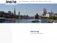 insite.ch Webseite Vorschau