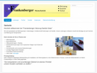 frankenberger-heizung-sanitaer.de Webseite Vorschau