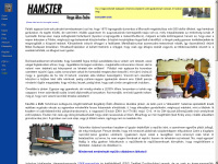 hampage.hu Webseite Vorschau