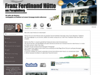 franz-ferdinand-huette.at Webseite Vorschau