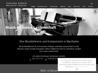 franziska-bruetsch.ch Webseite Vorschau