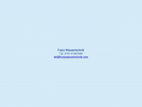 franzwassertechnik.de Webseite Vorschau