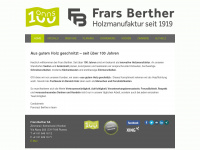 frarsberther.ch Webseite Vorschau