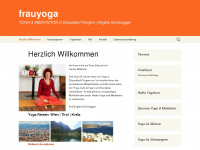 frau-yoga.de Webseite Vorschau