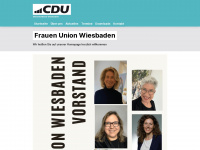 frauen-union-wiesbaden.de Webseite Vorschau