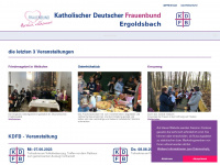 frauenbund-ergoldsbach.de Webseite Vorschau