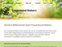 frauenbund-malters.ch Webseite Vorschau