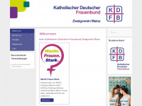 frauenbund-mainz.de Webseite Vorschau