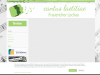 frauenchor-lochau.de Webseite Vorschau