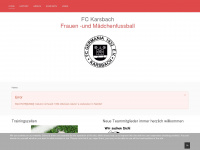 frauenfussball-karsbach.de Webseite Vorschau