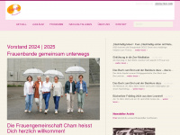 frauengemeinschaftcham.ch Webseite Vorschau