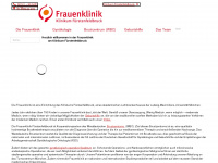 frauenklinik-ffb.de Webseite Vorschau