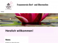 frauenverein-domeilen.ch Webseite Vorschau