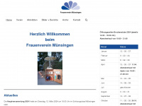 frauenverein-muensingen.ch Webseite Vorschau