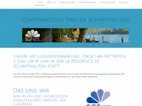 frauenverein-sh.ch Webseite Vorschau