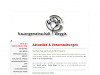 frauenweggis.ch Webseite Vorschau