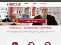 frecom-edv.de Webseite Vorschau